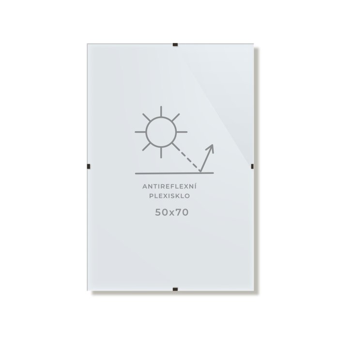 Clip rám - bílý (50×70)