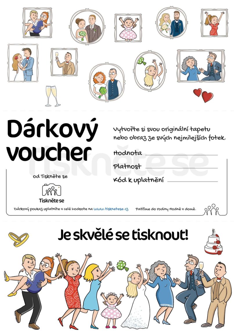 Elektronický dárkový poukaz Svatba