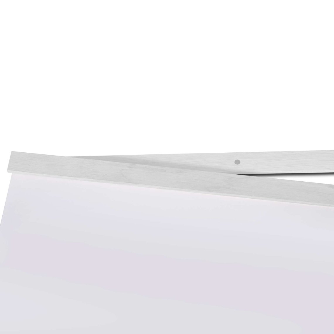 Magnetický dřevěný závěs na plakáty, 41 cm, bílý