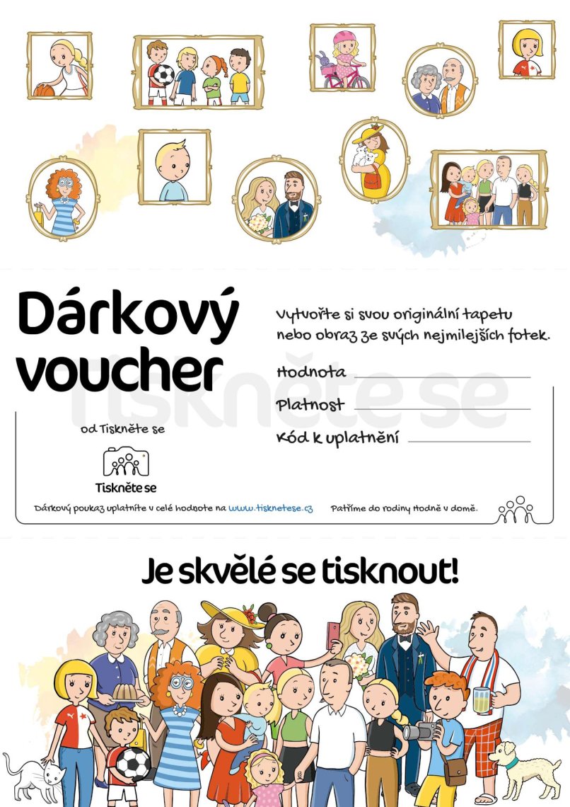 Elektronický dárkový poukaz Rodina
