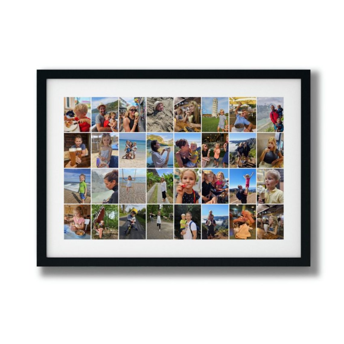 Fotografie 100×70 cm, 32 fotek na výšku