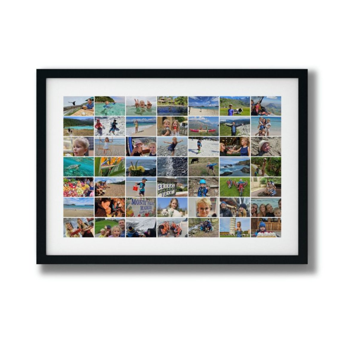 Fotografie 100×70 cm, 49 fotek na šířku