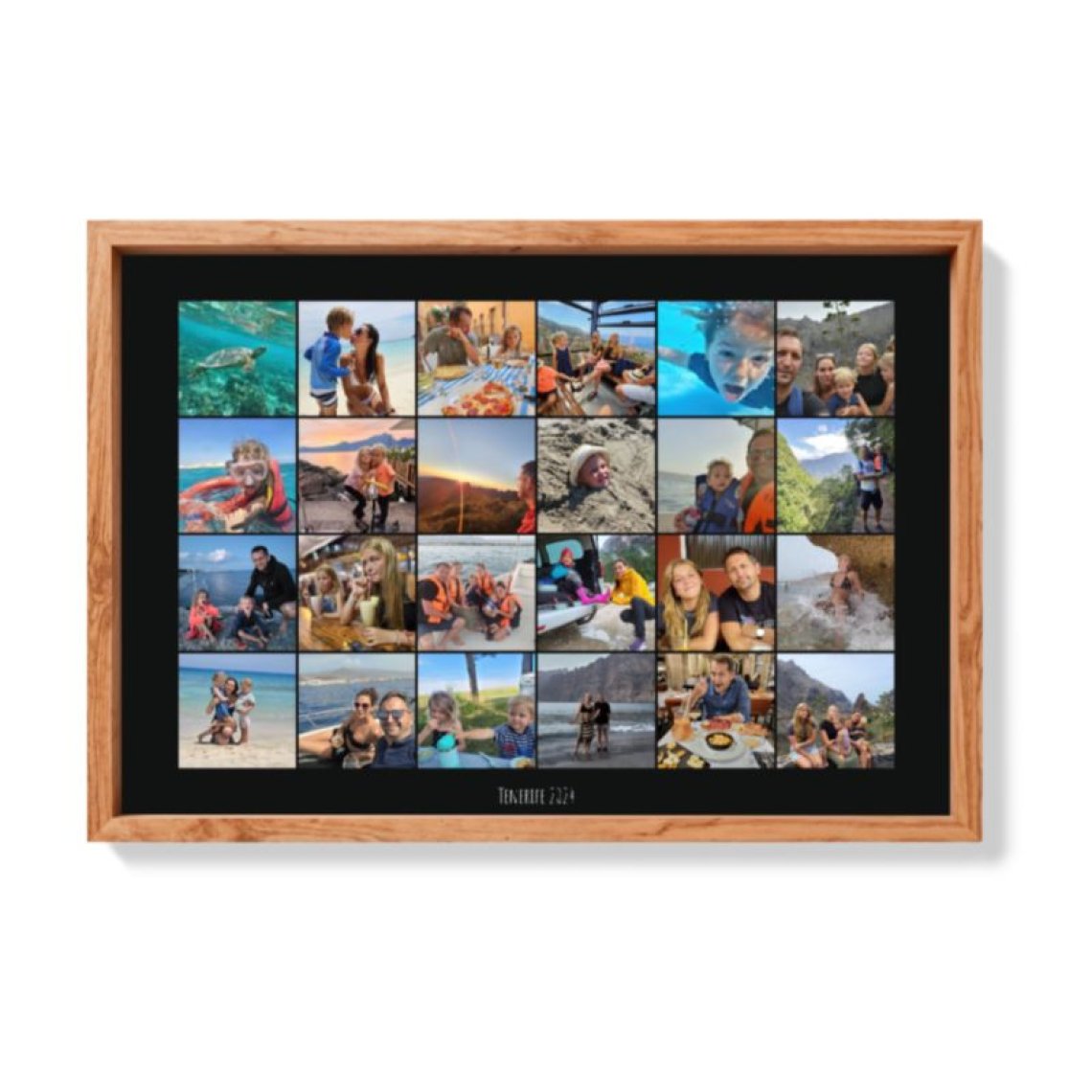 Fotografie 100×70 cm, 24 fotek do čtverce