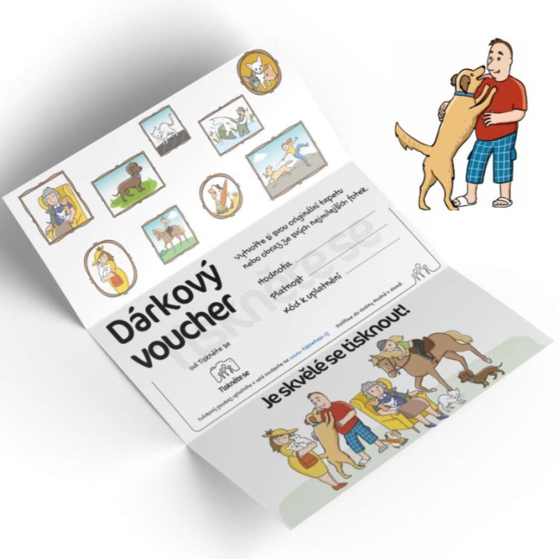 Elektronický dárkový poukaz Mazlíčci