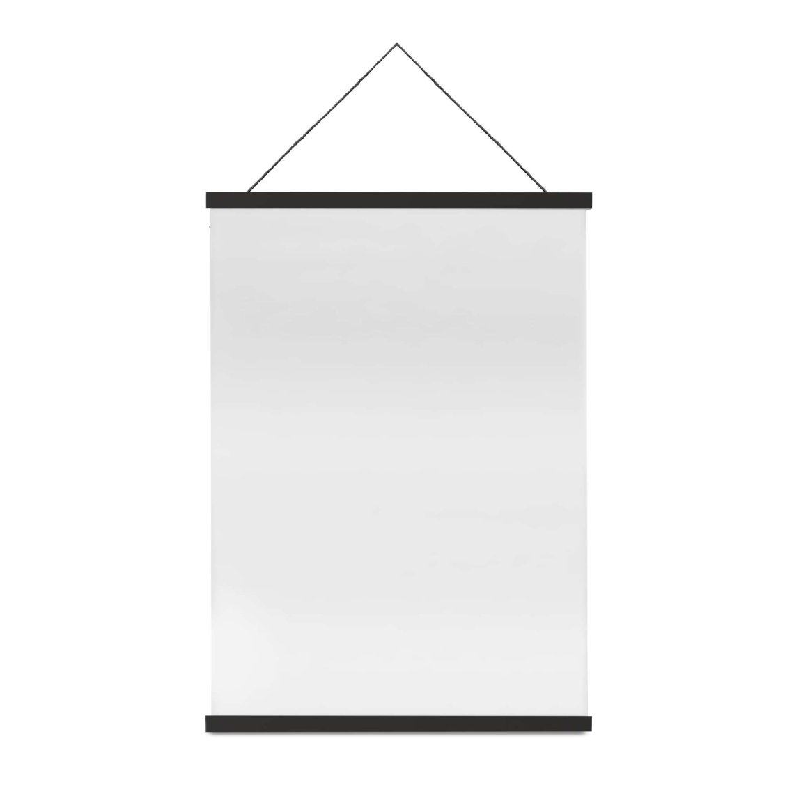 Magnetický dřevěný závěs na plakáty, 31 cm, černý