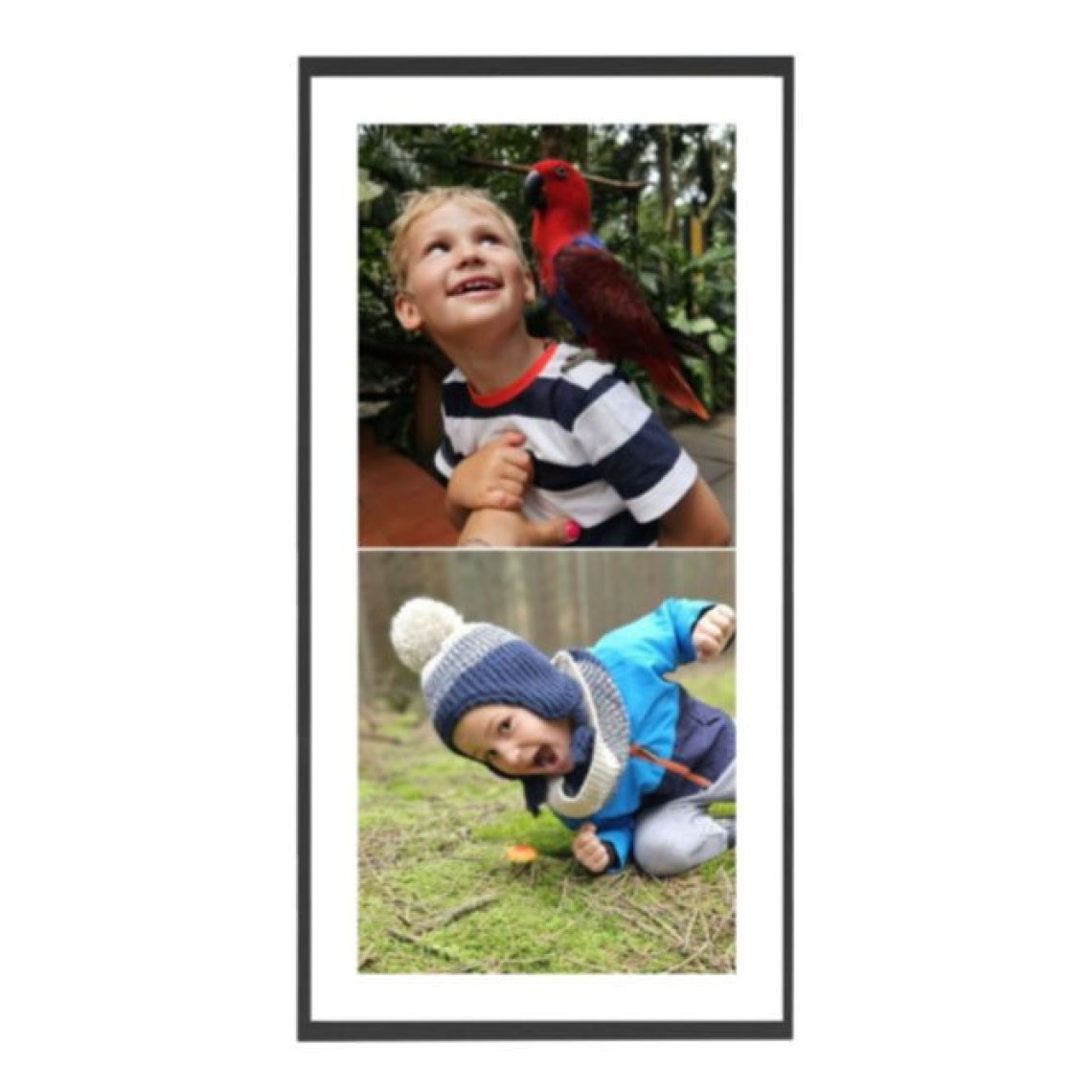 Fotokoláž 50×100 cm, 2 fotografie do čtverce