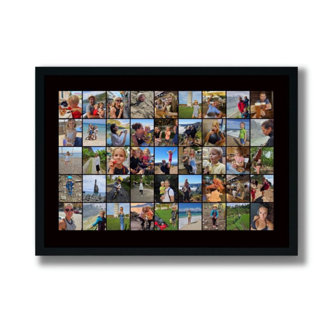 Fotografie 70×50 cm, 45 fotek na výšku