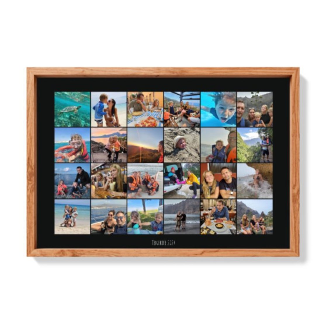 Fotografie 70×50 cm, 24 fotek do čtverce