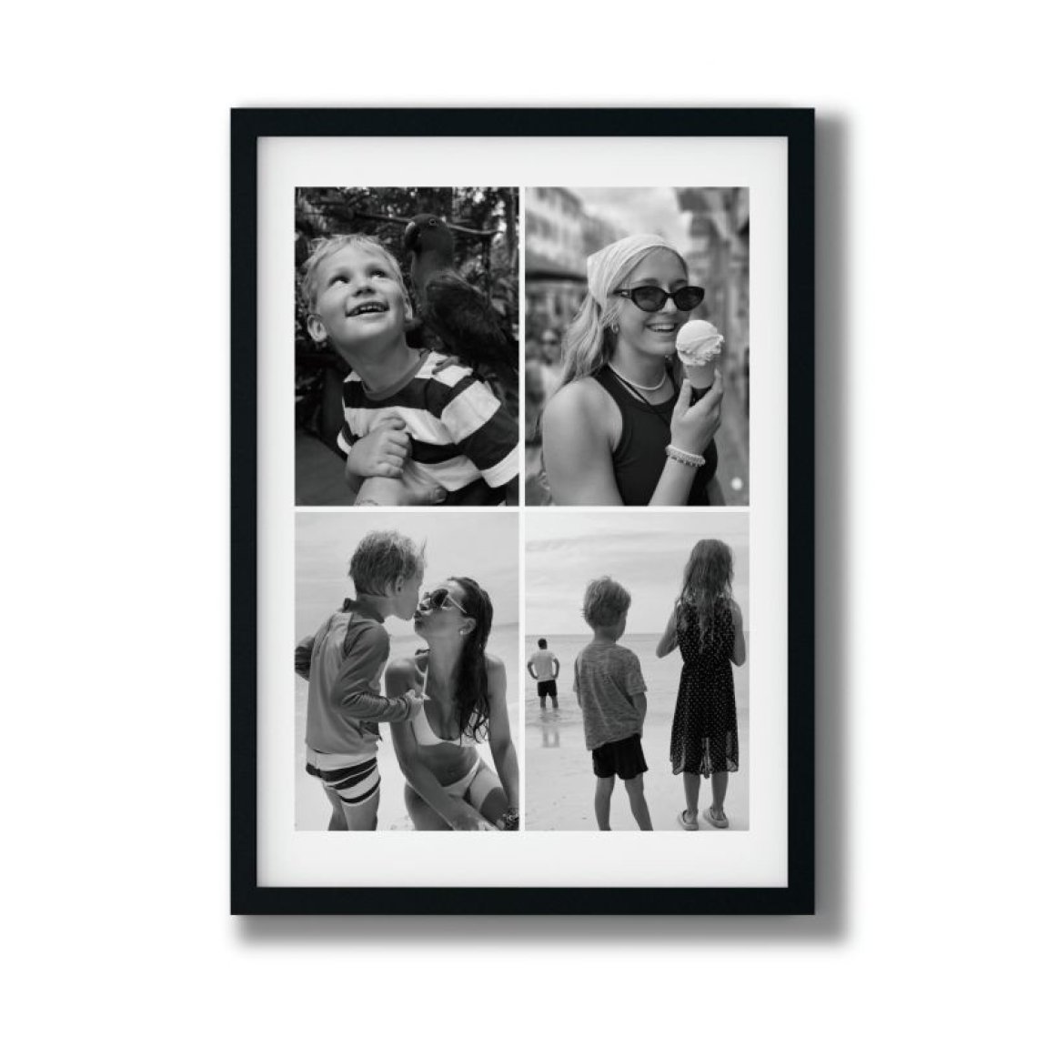 Fotokoláž 40×60 cm, 4 fotky na výšku