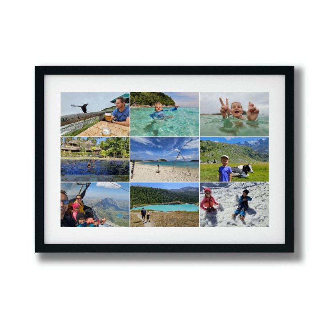 Fotografie 100×70 cm, 9 fotek na šířku