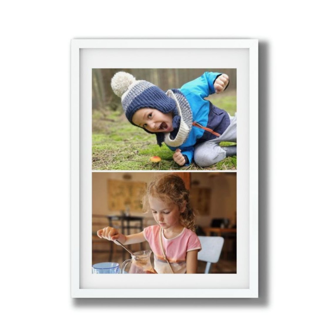 Fotokoláž 30×40 cm, 2 fotky na šířku