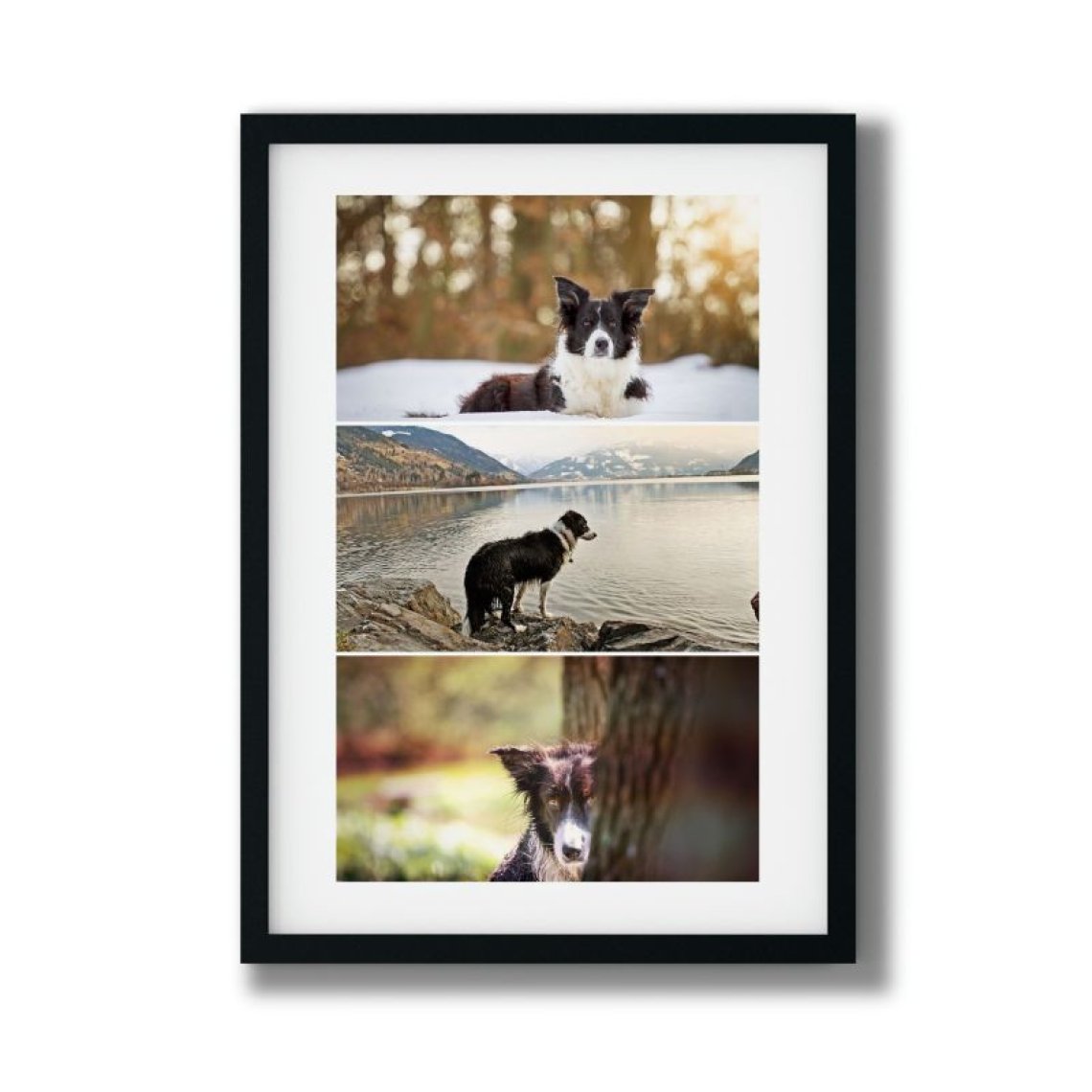 Fotokoláž 40×60 cm, 3 fotky na šířku